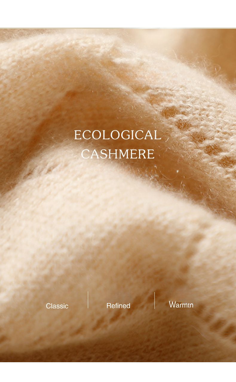 Écharpe courte en cachemire pour femme, version coréenne, automne et hiver, chaude, protection du cou, tricotée, polyvalente, creuse, 2025_voghion.com