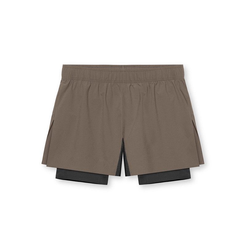 Men's Clothing New Men's Shorts With Lining Two Piece Three Pointer Knee Length Basketball Shorts Training Sports Pants_voghion.com