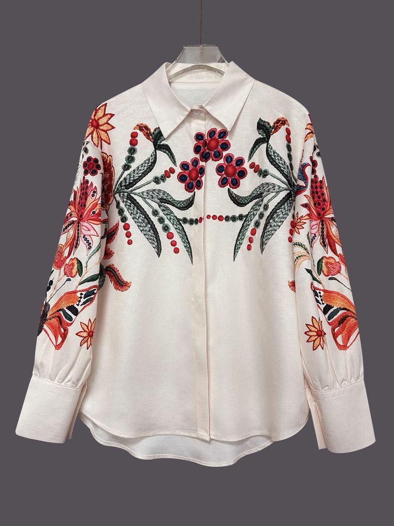Women's Clothing Digital Printed Shirt Tops Oversized Digital Print Shirt Men's Long Sleeve Button Down Casual Top With Loose Fit & Stylish Patterns_voghion.com