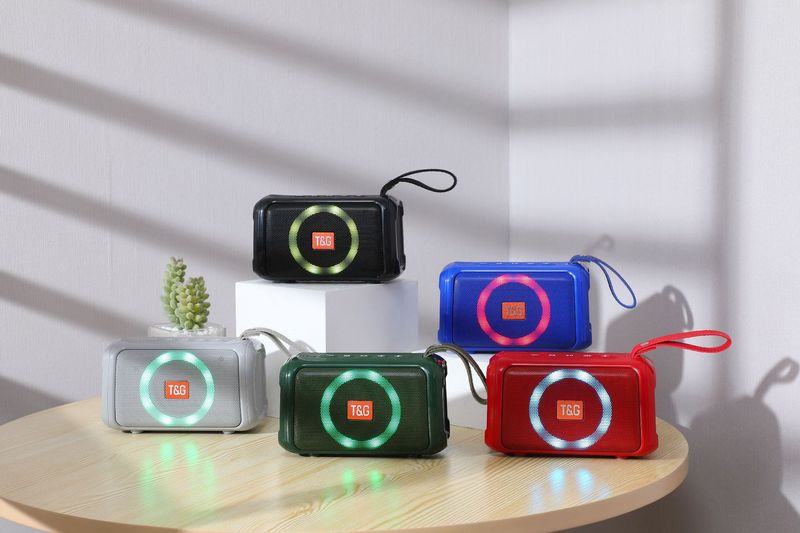Nieuwe TG193 TWS5.0 met FMTF knipperlicht Creatief cadeau Draadloze Bluetooth-luidspreker_voghion.com