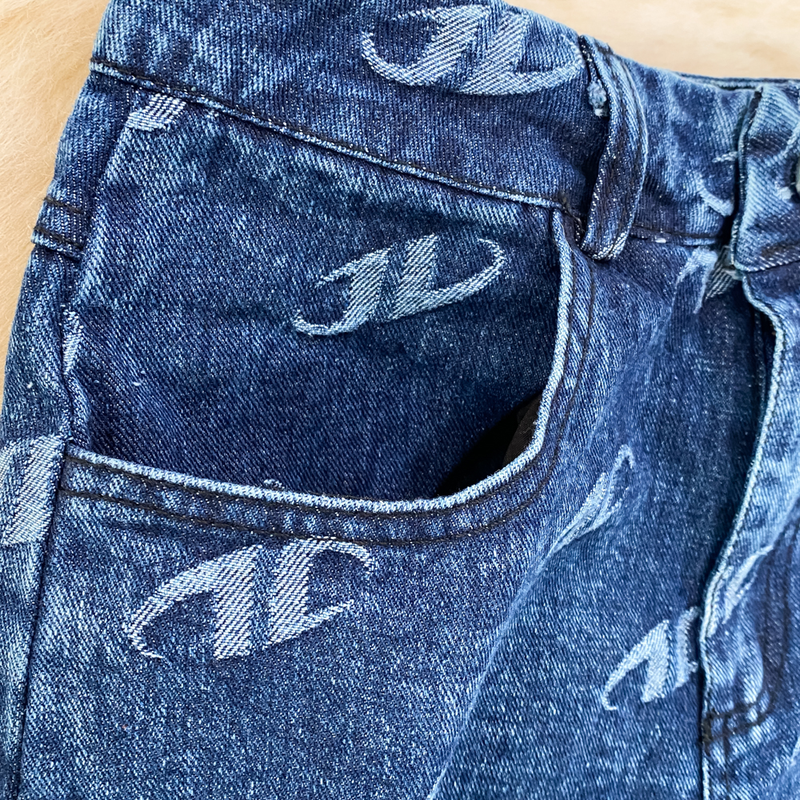 Roupas femininas Moda feminina Colete jeans sem alças Conjunto de duas peças de calças casuais de cintura alta e emagrecimento de perna reta_voghion.com
