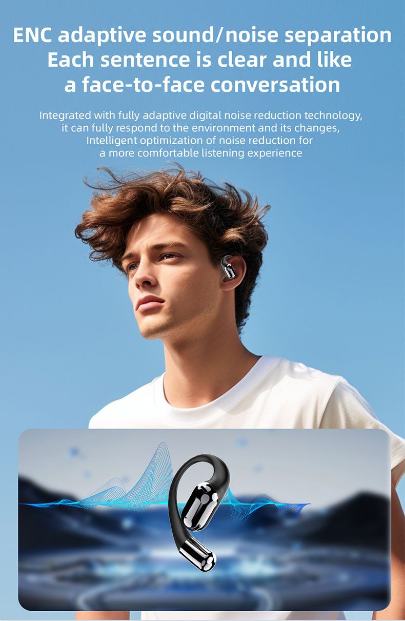 Ai Intelligent Translation K16plus Bluetooth-Headset Hochwertiges OWS-Ohr-Bluetooth-Headset zum Aufhängen_voghion.com
