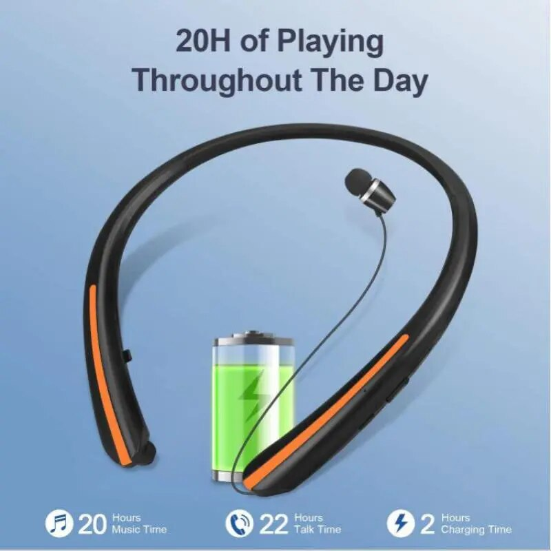 Nuovo auricolare Bluetooth per cuffie con archetto da collo per LG HBS900 auricolari sportivi Hifi Stereo Bass auricolare wireless impermeabile_voghion.com