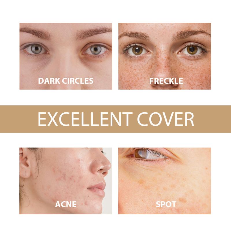 EELHOE Changing Foundation Moisturizing liquid foundation concealer Oil Control Fine, Thin and Lasting_voghion.com