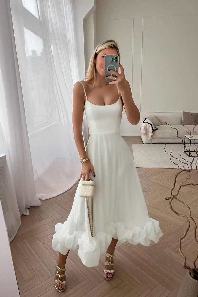 Women's 2023 Cross-border Women's Suspenders A-line Flower Big Skirt Evening Dress Popular In Europe And America HY006_voghion.com
