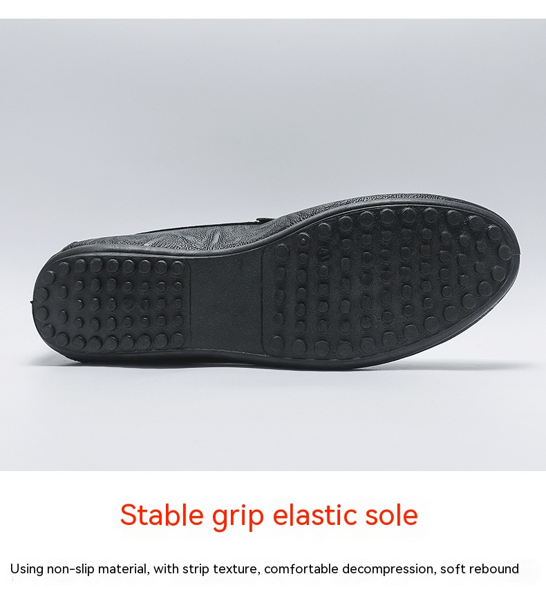 2023 Neue Koreanische Ausgabe Casual Bean Herren Fahren, One Step Lazy Leather S, Lefu_voghion.com