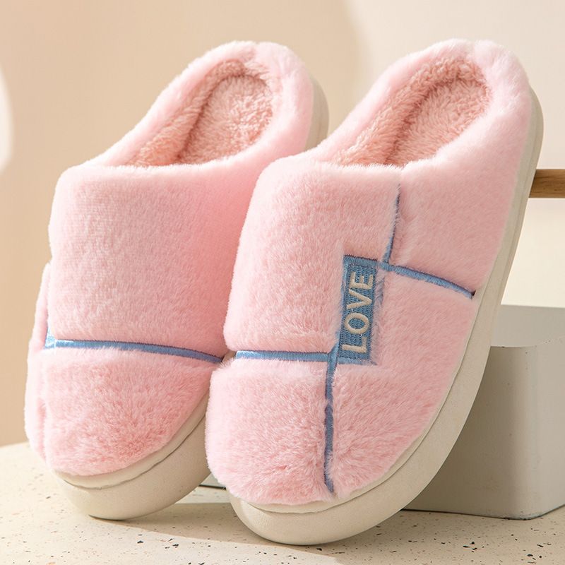 Neue Winter-Hausschuhe für Herren und Damen mit verdickten, rutschfesten Plüsch-Baumwollschuhen_voghion.com