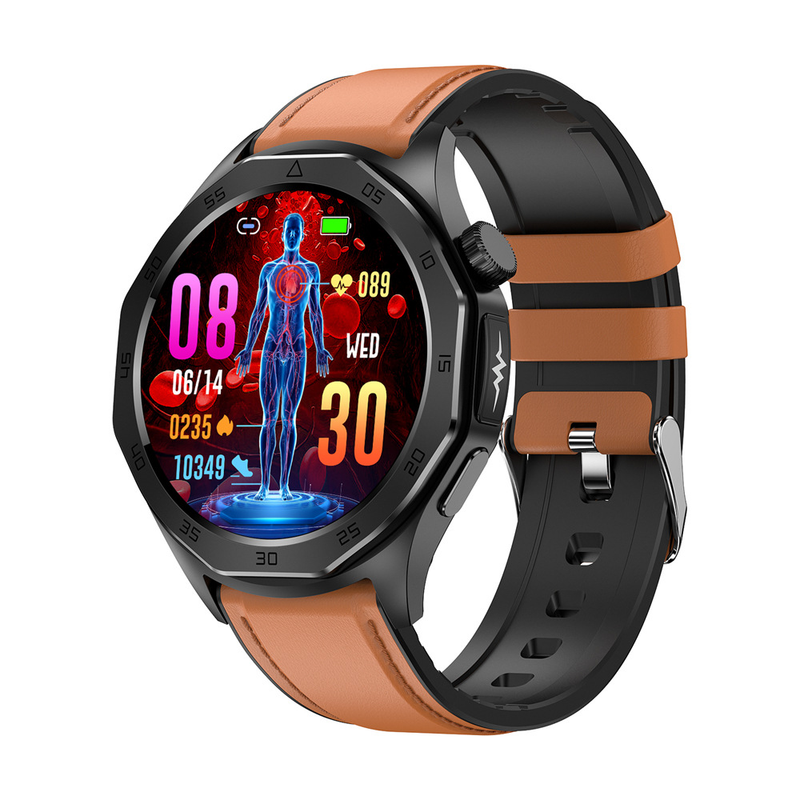 ET480 Smartwatch Bluetooth Call ECG Electrocardiogram Glucose Heart Rate Blood Pressure Women Healthy And Active_voghion.com