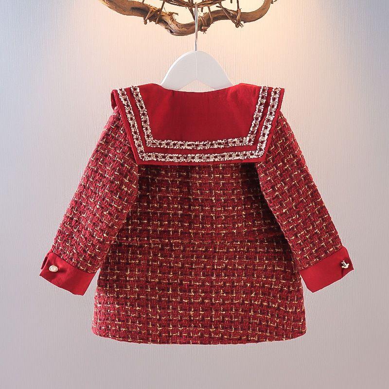 Kleid Mädchen Little Fragrant Wind Ocean Air Princess Zweiteiliges Kleiderset für den ersten Geburtstag des Babys_voghion.com