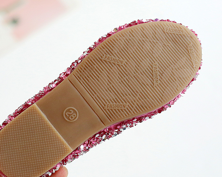 Mamma e bambini Scarpe da principessa per bambina Scarpe da passeggio per bambini dolci e carine, piccole scarpe in pelle con paillettes per ragazze, scarpe singole con bocca leggera_voghion.com