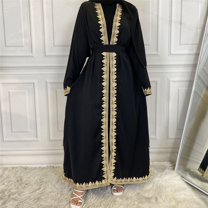 Turkey Kaften Hijab Muslim Prayer Clothes Pure Color Caften Evening Dress Islamic Product Burka Saudi Black Abayas Women African_voghion.com
