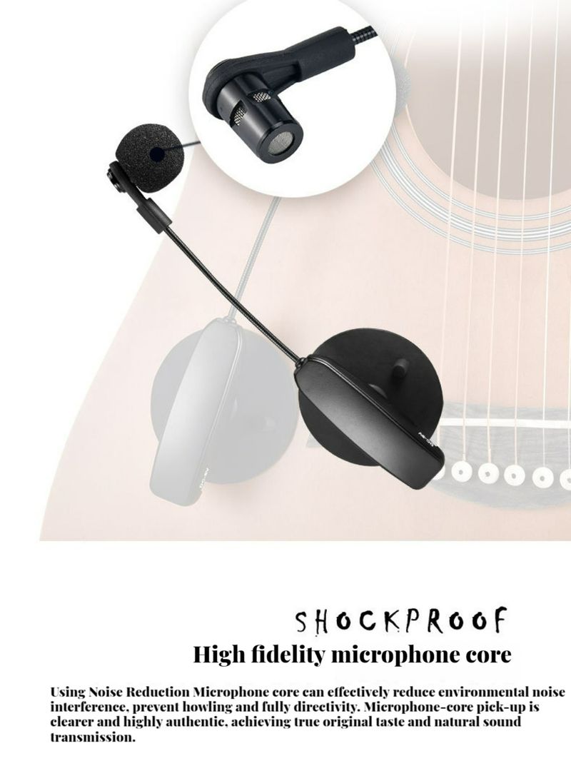 UHF Wireless Receiver Transmitter Musikinstrument Mikrofon Bühnenauftritt Audio für Gitarre Vio_voghion.com