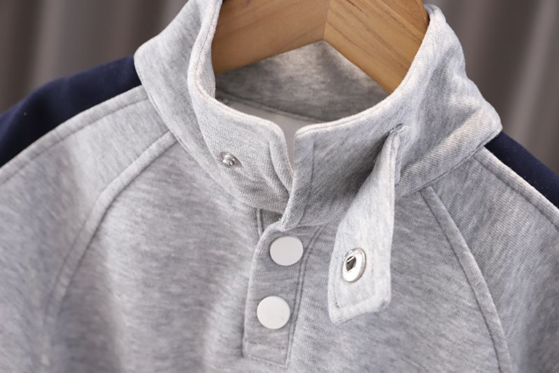 Lasteriided Poiste kevadülikond Uus sügisene laste spordirõivad Ilus kevadine ja sügisene laste Korea stiilis jope_voghion.com