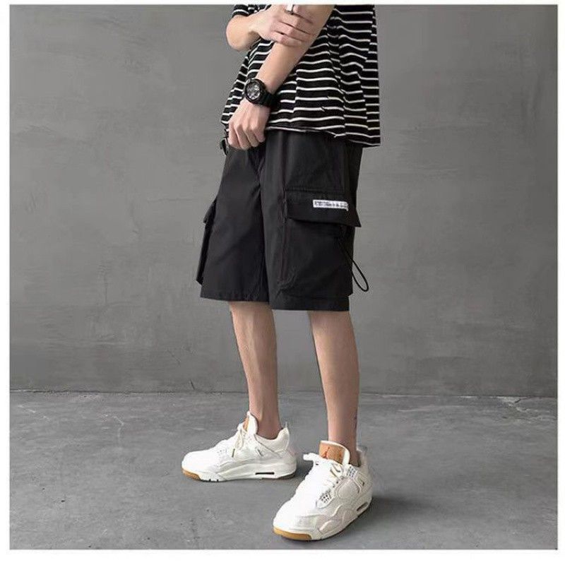 Premium Products Premium Products American Functional Workwear Men's Summer Thin Casual Capris, Sports Trendy Shorts, Beach Shorts_voghion.com