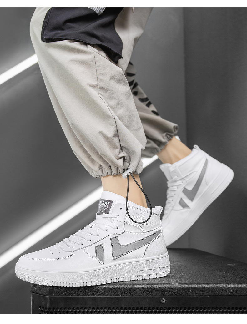 Herrenschuhe 2023 Frühjahr neue High-Top-Freizeitschuhe trendige All-Match-Schuhe Herren-Sportschuhe One Sneakers_voghion.com