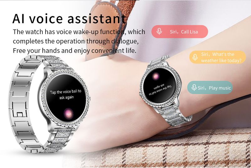 Smart Watch For Women & Men With Bluetooth Calling, AI Voice Assistant, Fitness Tracker, Heart Rate & Blood Oxygen Monitor, Sleep Tracking_voghion.com