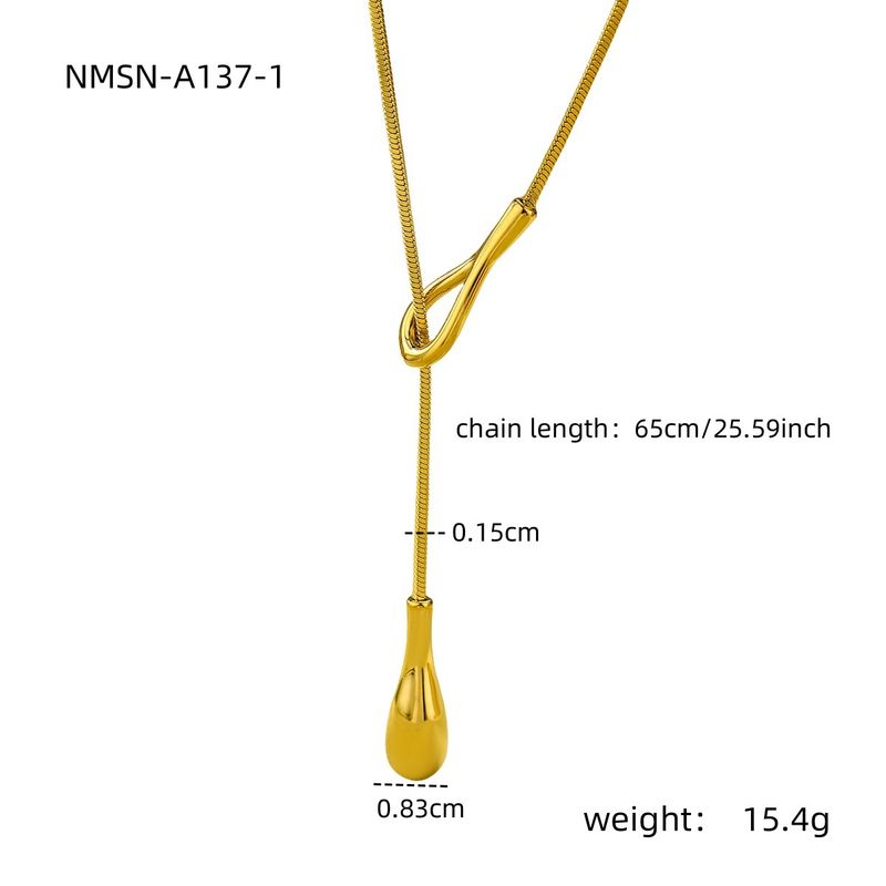 Damessieraden gelaagde lange ketting met geometrische hanger in 18K verguld roestvrij staal, minimalistisch elegant statement piece voor dagelijks gebruik_voghion.com