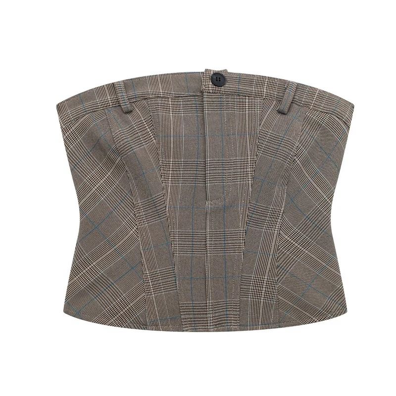 Conjunto de top ajustado y blazer corto para mujer, moda de verano 2023, versátil y moderno._voghion.com