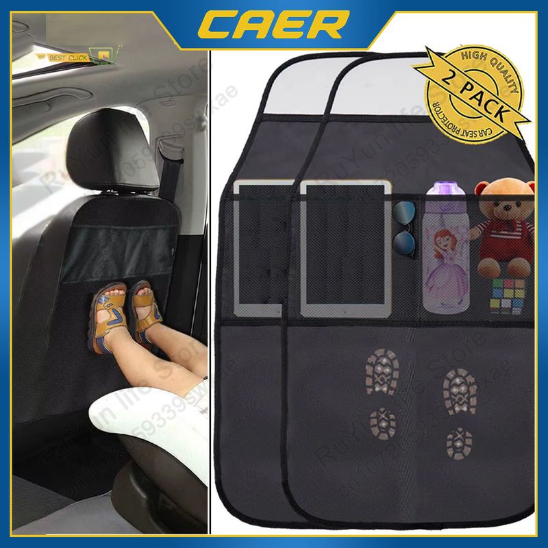 Caer Coprisedile per bambini, coprisedile posteriore per bambini, con organizer, universale, per interni auto_voghion.com
