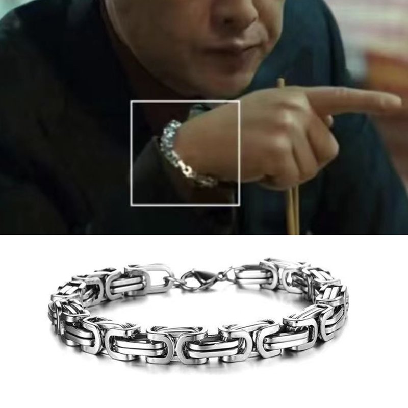 Yamaler Herenarmband Prachtig Niet vervagen Gespsluiting Titanium Staal Herenpolsbandje Armband Sieraden Dagelijks gebruik_voghion.com