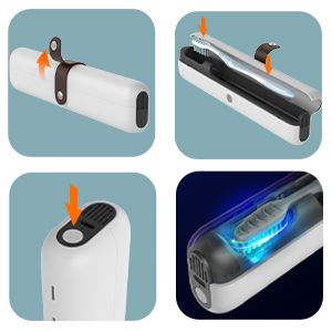 StarWin UV-C Cleaning Box, Portable UV Cover, Bracket, and Travel Toothbrush Box_voghion.com