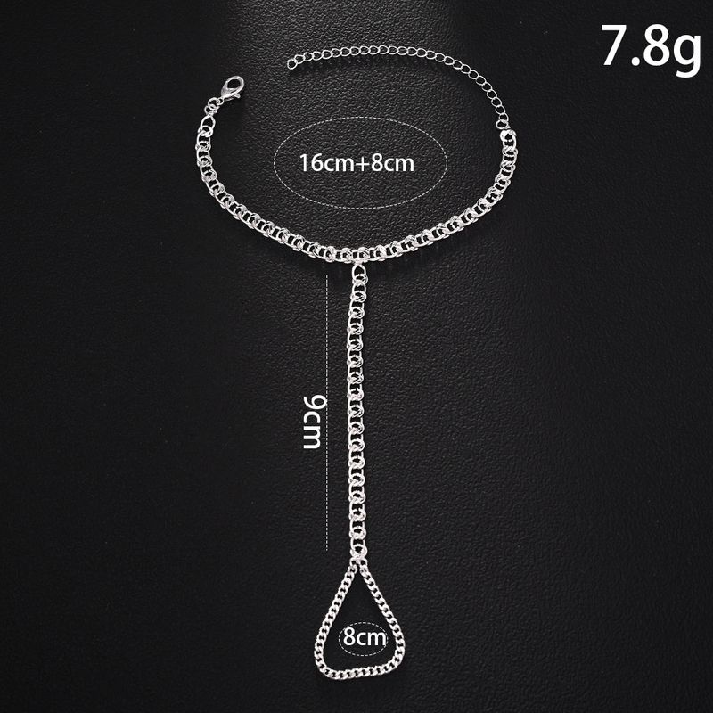 Cuban Finger Punk Style Adjustable Versatile Hand Jewelry Bracelet_voghion.com