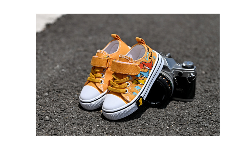Kinder Canvas Mädchen Casual Cartoon Jungen Sho, 2024 Frühling und Herbst Neue atmungsaktive Student Single Shoe Board_voghion.com