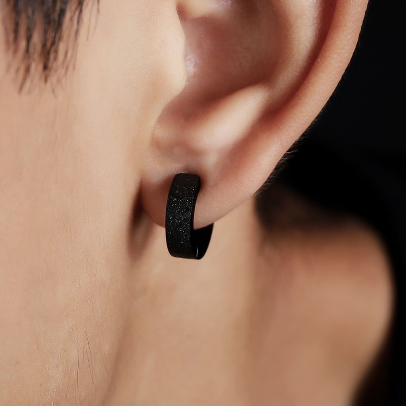 Clip Earrings Titanium Steel Ear Clip Fashion Punk Earrings Without Piercings For Women High End Versatile Ear Bone Clip Simple Earrings_voghion.com