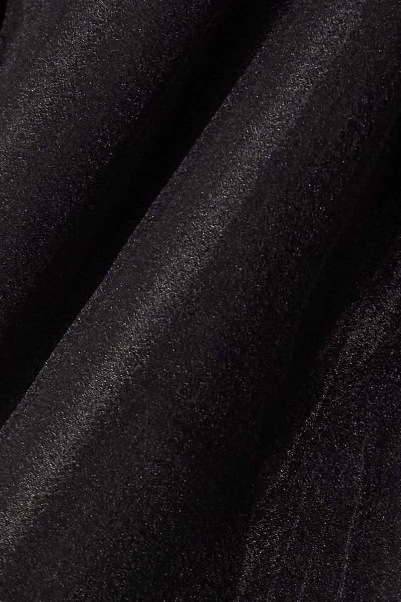 Elegante abito da sera a sirena con spalle scoperte, fasciatura, rete trasparente e vita alta per donna_voghion.com