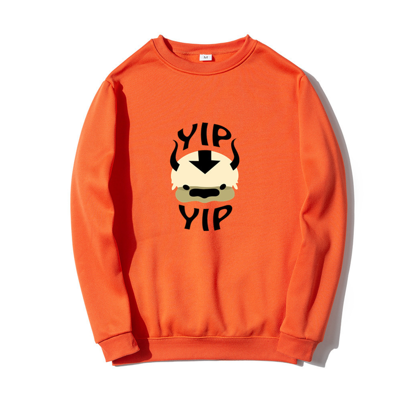 Nouveau sweat polaire lâche vêtements de rue haut automne col rond pull à capuche pull pour hommes_voghion.com