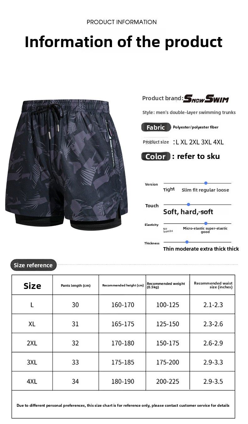 Badehose Herren Boxer Fünf-Punkt-Badeanzug-Set Anti-Peinlichkeit Neue professionelle Strand-Schwimmausrüstung für Erwachsene_voghion.com