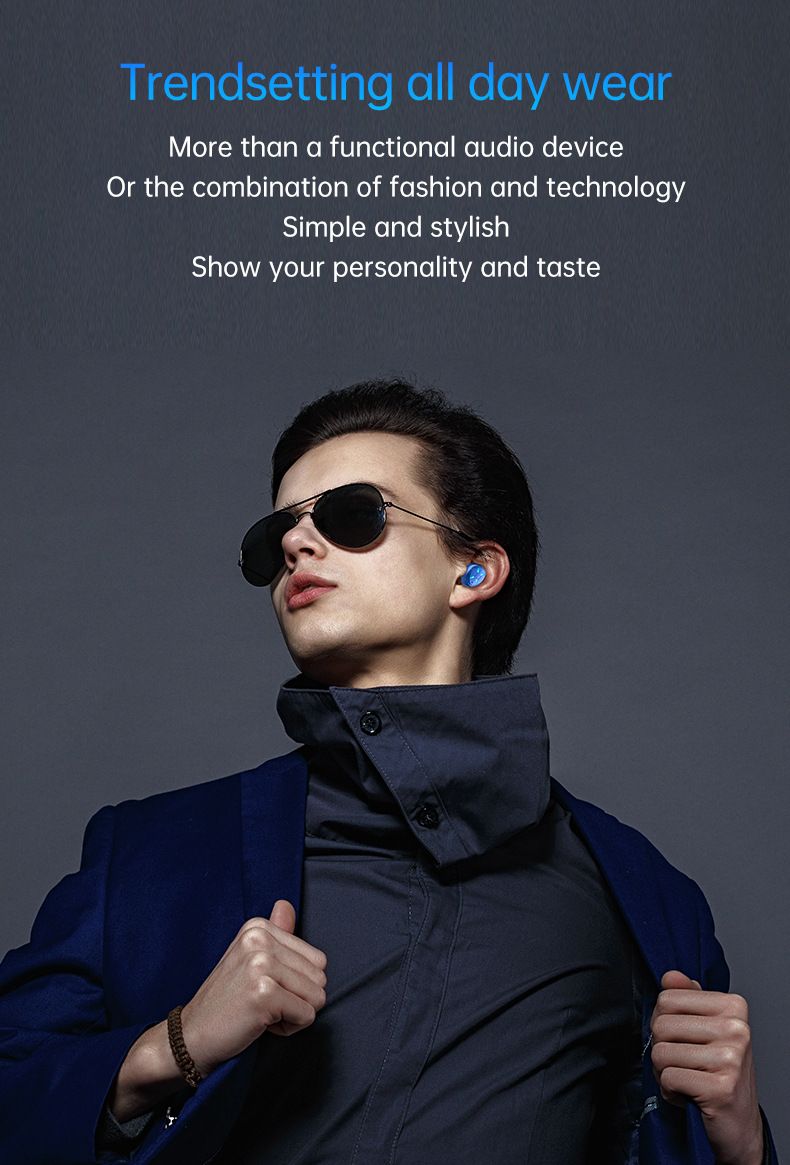 New Private Model DX-03 Mechanical Metal Sensing TWS Noise Reduction Low Delay Wireless Bluetooth 5.3 Earphones_voghion.com