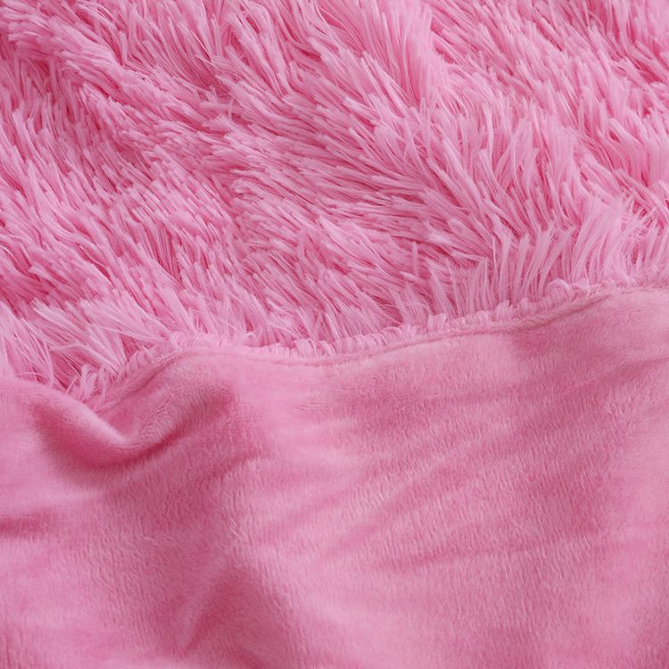 Federa invernale in peluche spessa e calda, federa singola in peluche, federa a pois_voghion.com