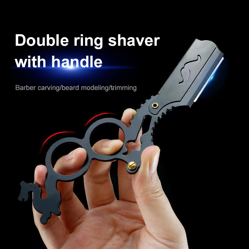 BarberTop Prachtige meswisselende scheerapparaathouder Baard Wenkbrauwscheergereedschap Handmatige ontharingstrimmer_voghion.com