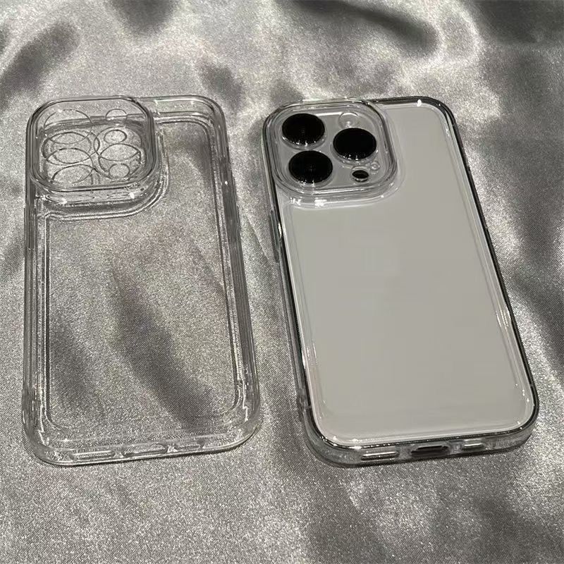 Suitable For IPhone 16 Max Phone Case IPhone 15/14 Pro Transparent Full Coverage Shockproof 13/12 Soft 11/X_voghion.com