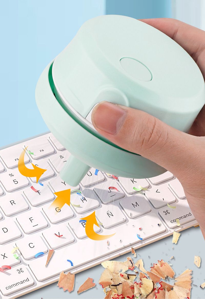 Desktop Office Electric Handheld Student Supplies Eraser Shavings Keyboard Sofa Smart Vacuum Cleaner_voghion.com