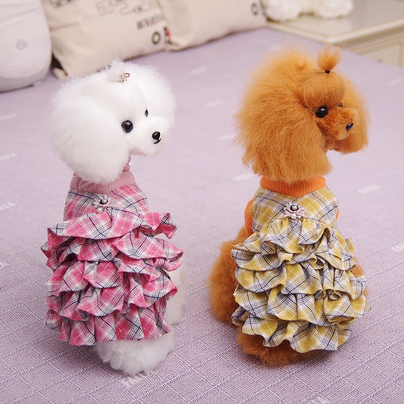 Vêtements d'été pour petits chiens de Poméranie, nouvelle collection printemps et automne_voghion.com