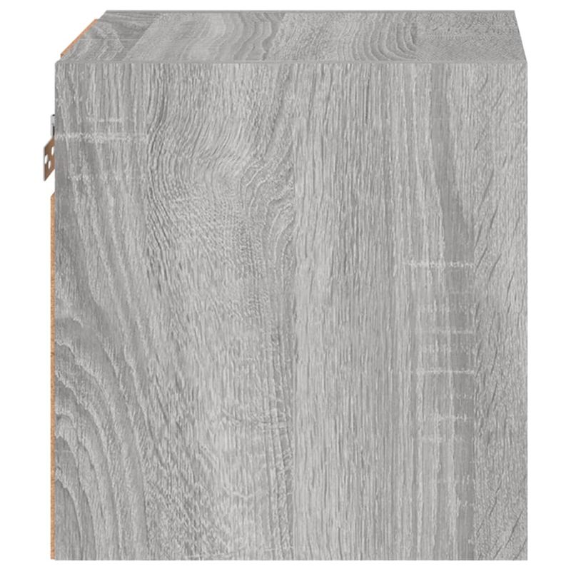 TV-Wandschränke mit LED-Leuchten 2 Stk. Grau Sonoma_voghion.com