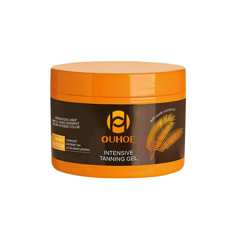 150 g hnědý opalovací gel přírodní urychlující krém na opalování pro venkovní opalování tmavé opalování péče o pokožku těla_voghion.com