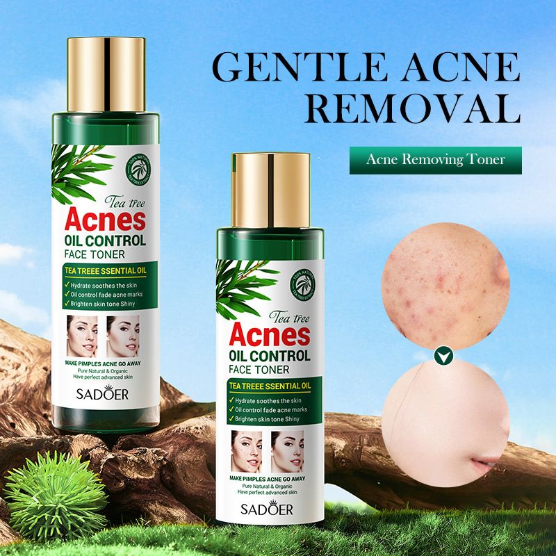 SADOER Teebaum-Akne-Entfernung, Ölkontrolle, Tong-Wasser für Schüler zum Befeuchten, Pflegen, Erfrischen und Pflegen_voghion.com