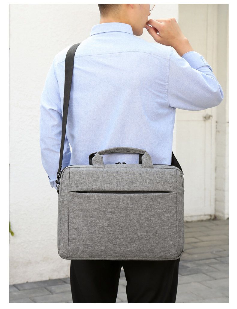 Laptop Oxford cloth shoulder crossbody bag Business handbag briefcase_voghion.com