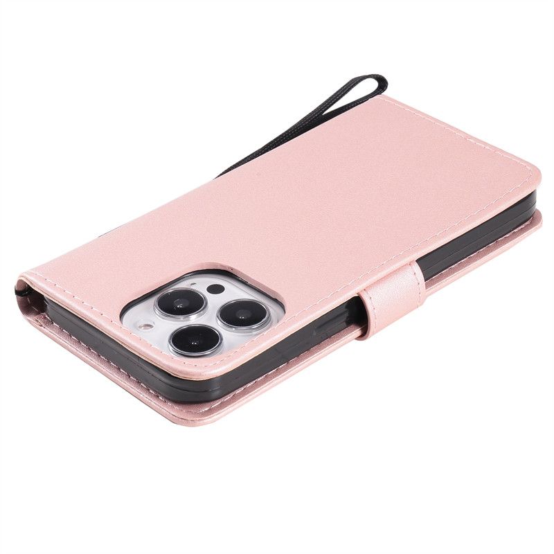 Pro iPhone 6 7 8 X XS XR 11 12 13 14 15 Plus Mini Pro Max Jednobarevné Magnetické Flipové Kožené Pouzdro Pro iPhone SE 2020_voghion.com