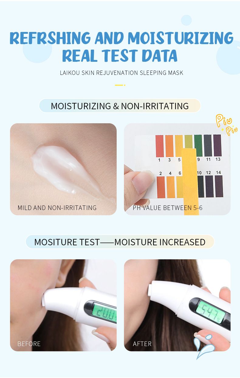 Maschera da notte LAIKOU Koala No Wash 3 g * 15 pezzi PROTEGGI LA TUA PELLE DURANTE LA NOTTE_voghion.com