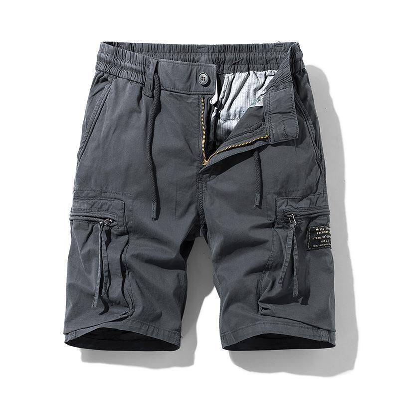 Premium Products Workwear Shorts For Men, Loose Fit Plus Large Size With Multiple Pockets, Military Uniform, Vintage Fashion, Mid Length_voghion.com