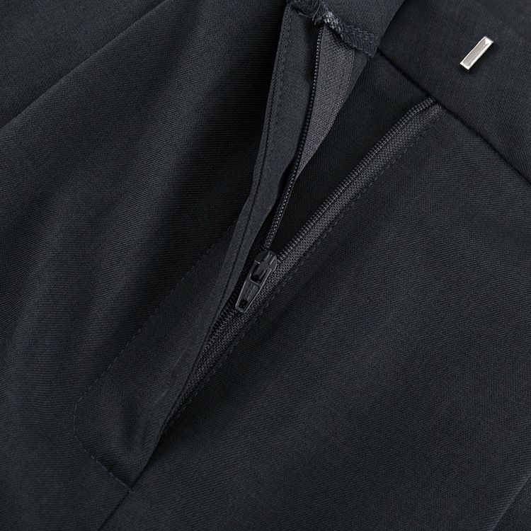 Vêtements pour femmes Tempérament Commuting Costume ample Costume pour femmes Couleur contrastée Veste à revers à manches longues Pantalon à jambe large Costume deux pièces_voghion.com
