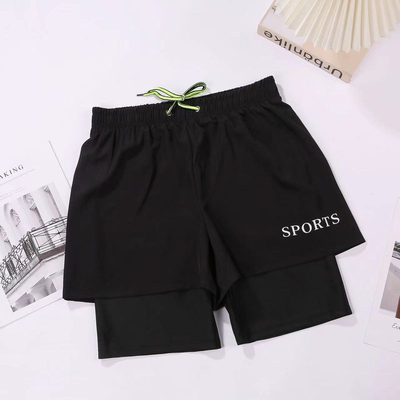 001 Men's 2024 New Adult Anti-Embarrassment Swim Trunks Large Size Quick-Dry Double-Layer Swimming Gear Full Set_voghion.com