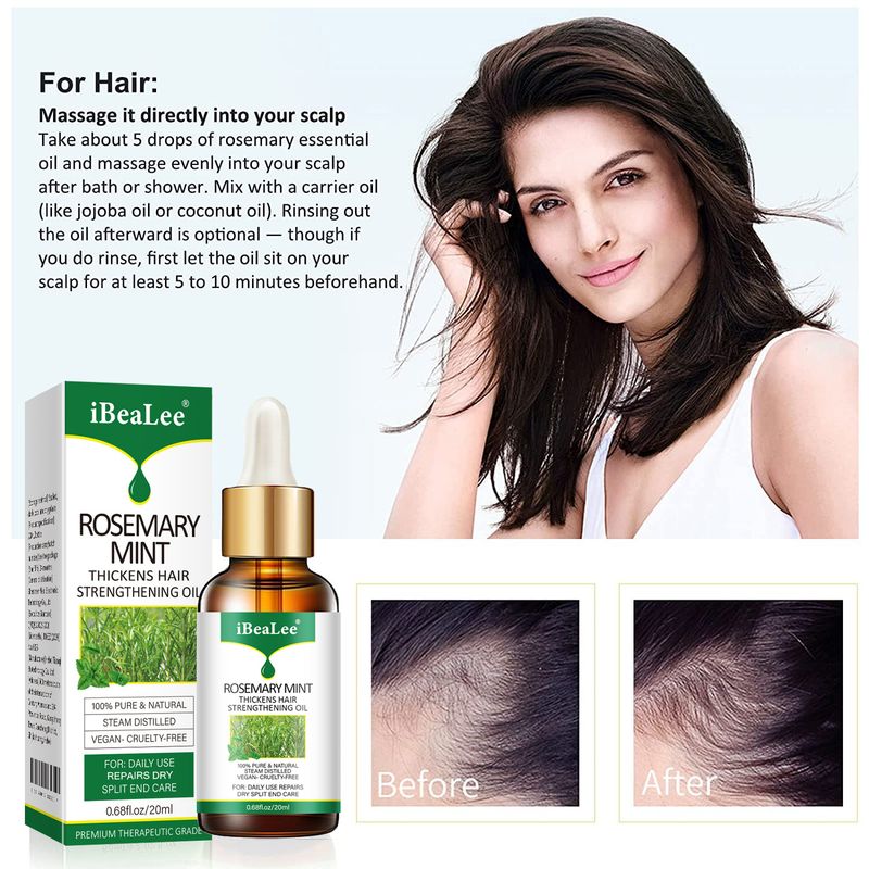 IBeaLee Her bal essence Oil Agente di crescita Nutrizione dei capelli Liquido_voghion.com