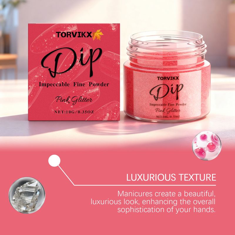 Polvere Soak-Off Flash Rossa, Lucidante Tridimensionale, Colore Uniforme, Non Facile da Rimuovere, Comodi Prodotti per Unghie_voghion.com