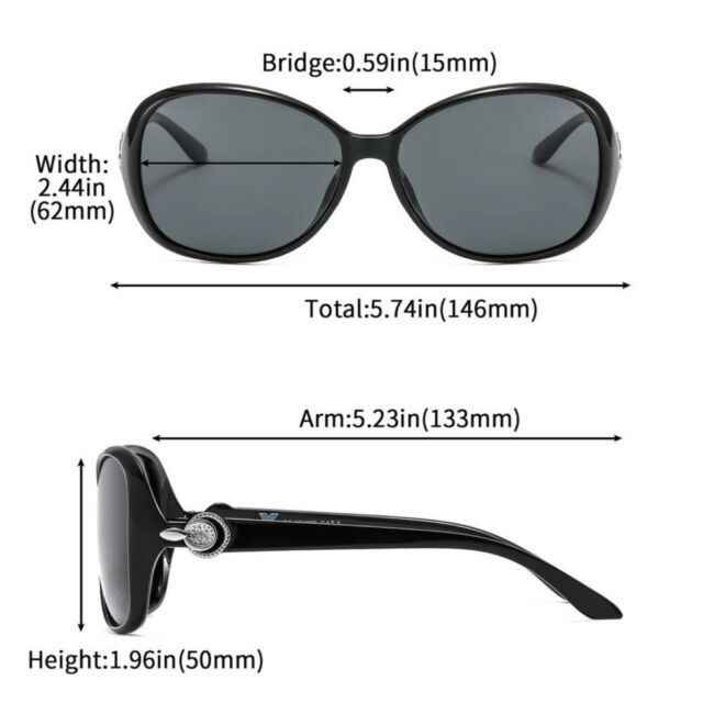 Okulary przeciwsłoneczne damskie polaryzacyjne, designerskie, oversize, klasyczne, UV400, UK_voghion.com