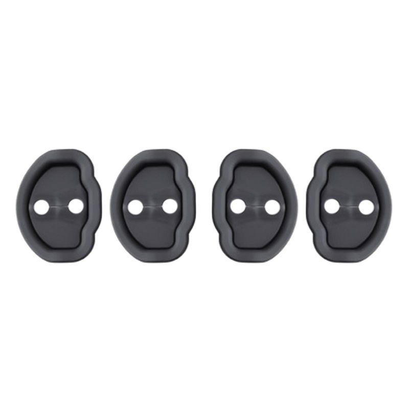 4x zăvoare Silent Shock Pad Accesorii de îmbrăcat Înlocuiește Capacul de protecție al Încuietorii Ușii Auto de Înaltă Performanță_voghion.com